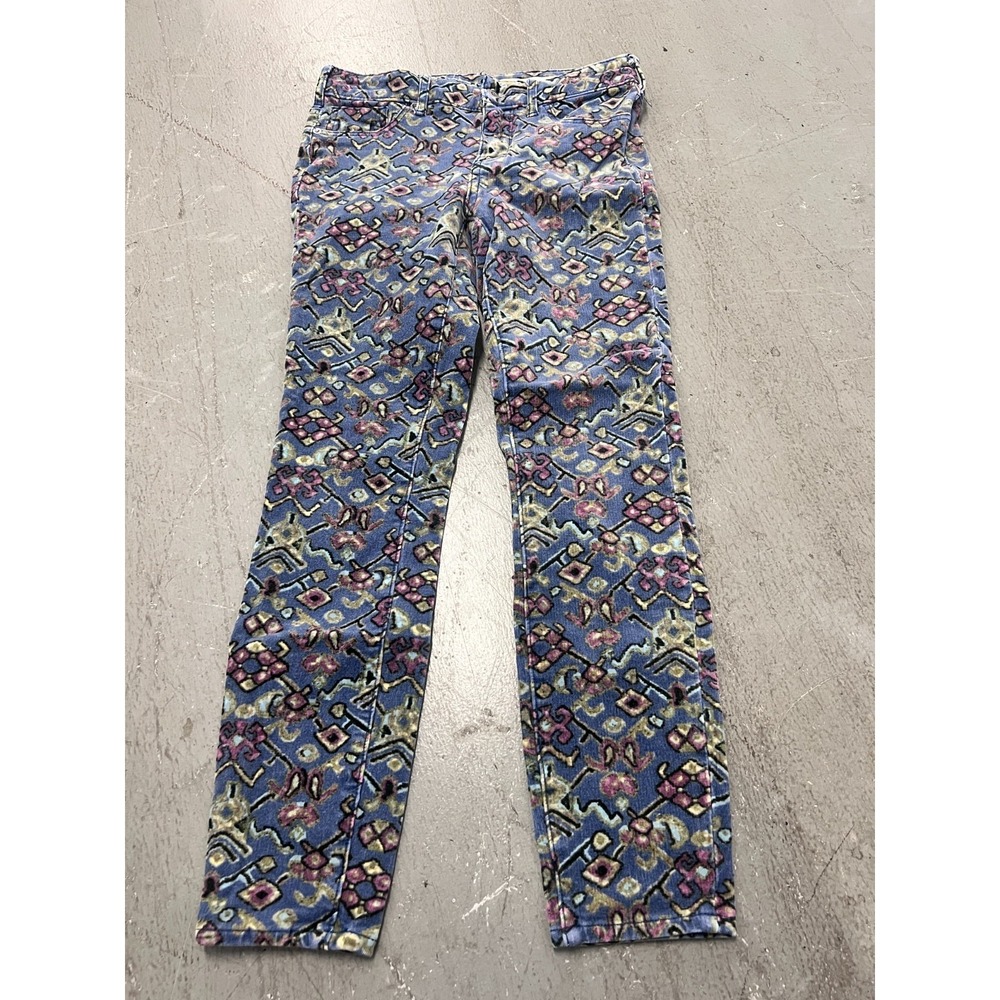 Pilcro And The Letterpress Anthropologie Pants Womens 26 Multi High Rise‎ Skinny